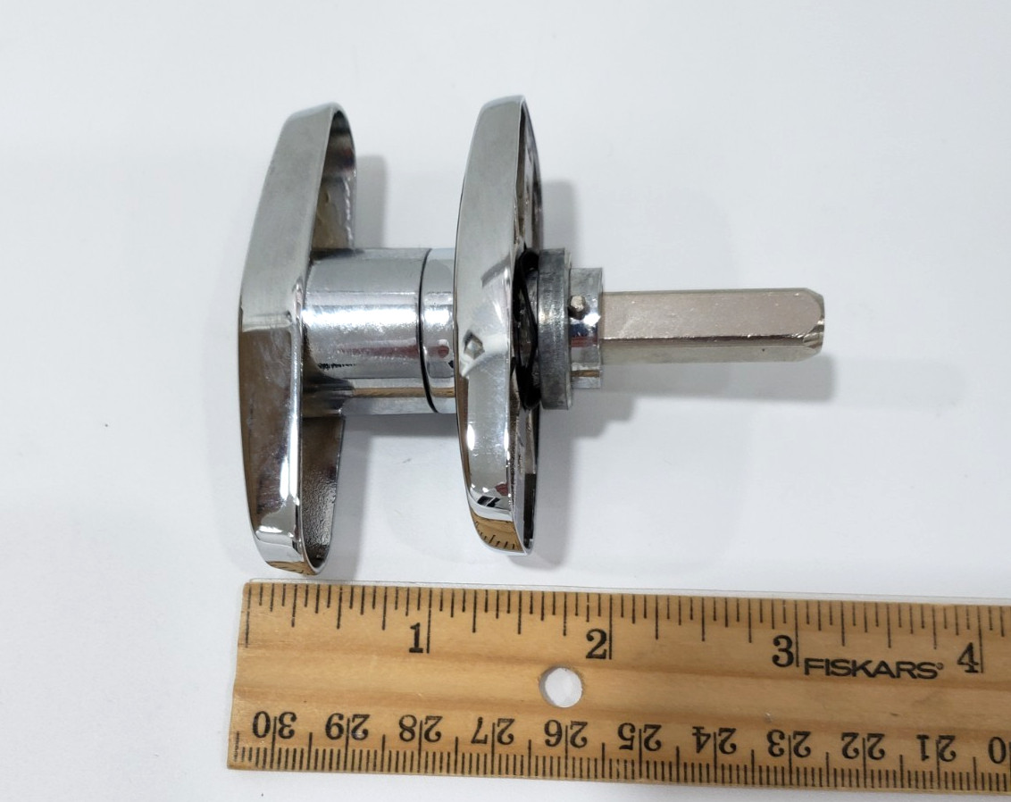 Southco Cam Latch Compact T Handle, Hand Operated Chrome Plated 92-61-213-0