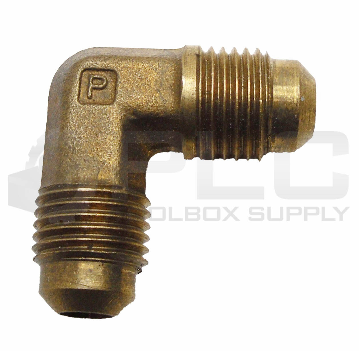 LOT OF 12 NEW PARKER 1/2″ OD MALE X 1/2″ OD MALE FLARE 90° ELBOW FITTINGS BRASS