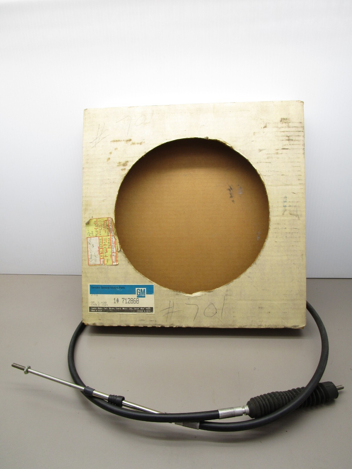 Genuine GM 712868 Accelerator Cable Assembly for Medium Duty Truck