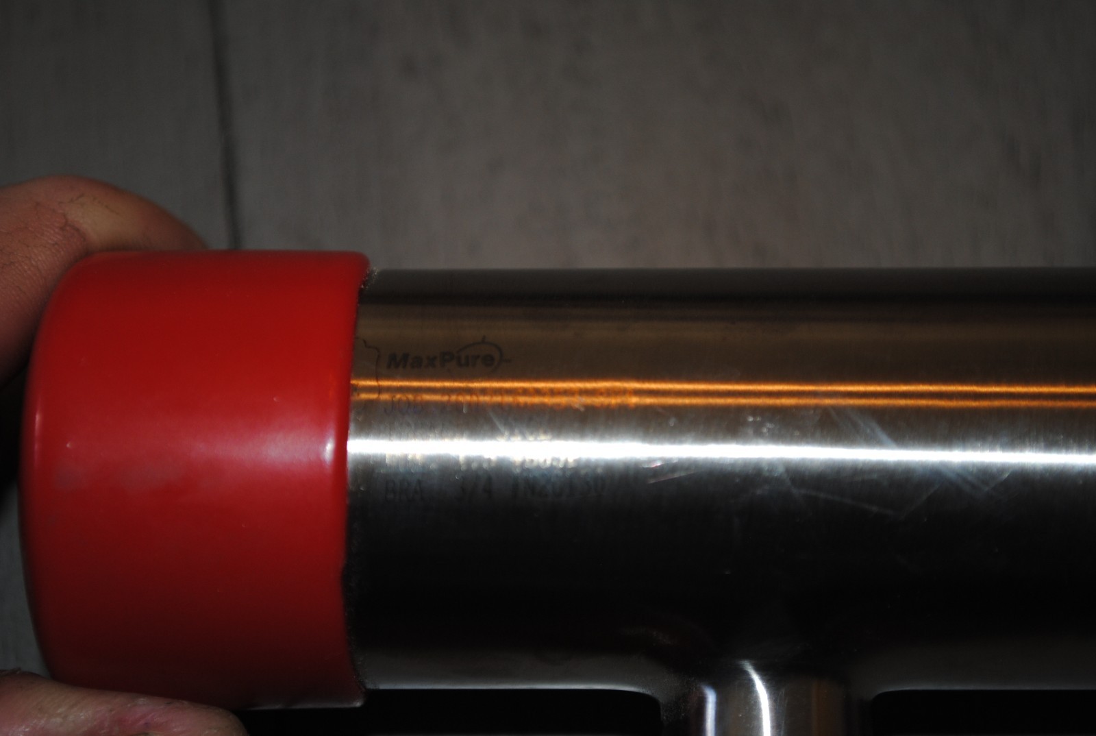 ASME MAXPURE JOB 2002162357 SF4 Israel 316L RUN 1.5 #B85P BRA 3/4 #N20130 NOS FS