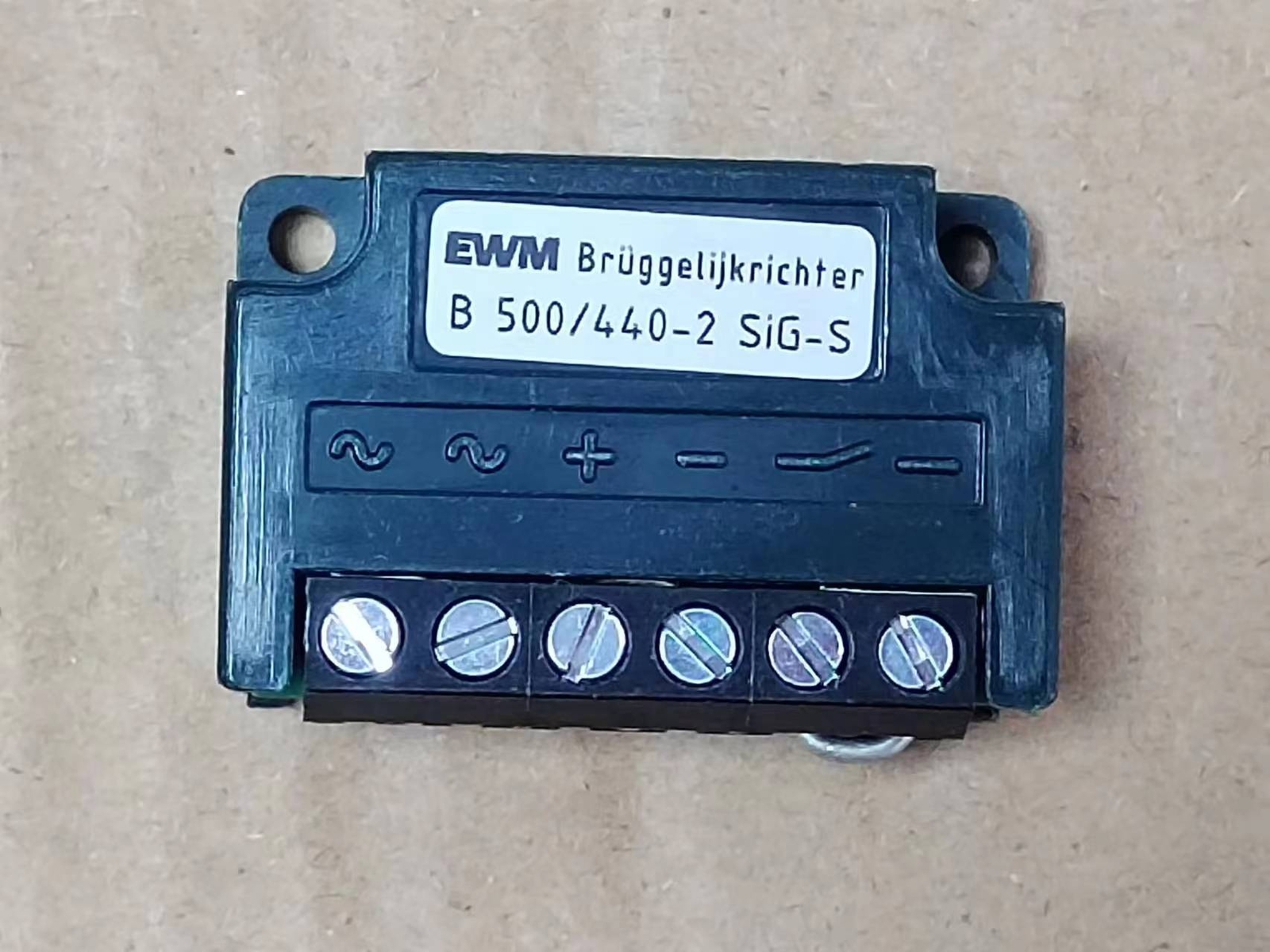 EWM Brückengleichrichter B 500/440 – 2 SiG-S motor brake rectifier module