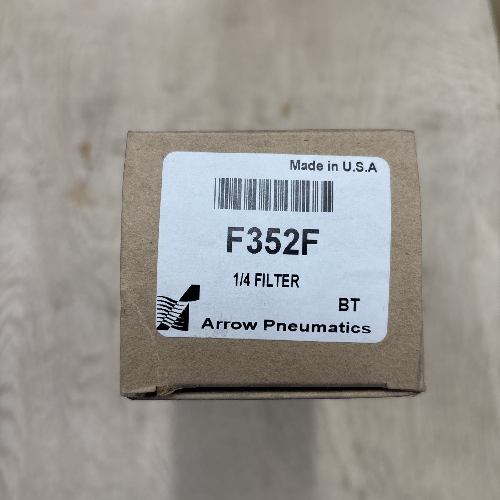 ARROW F352F FILTER 40 MICRON RATING 1/4″ NPT PORT 48 SCFM 5-OUNCE BOWL NIB