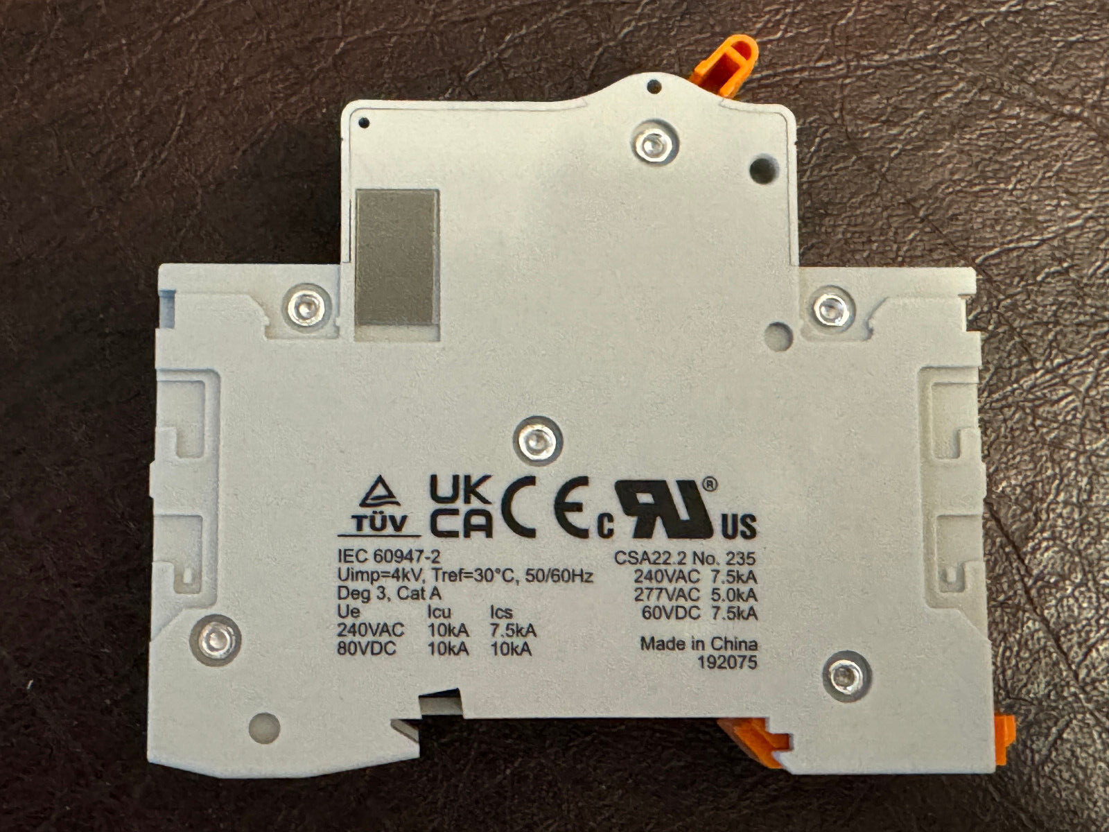 Phoenix Contact 1019916 TMC 71B 10A Thermomagnetic Circuit Breaker DIN Rail 35mm