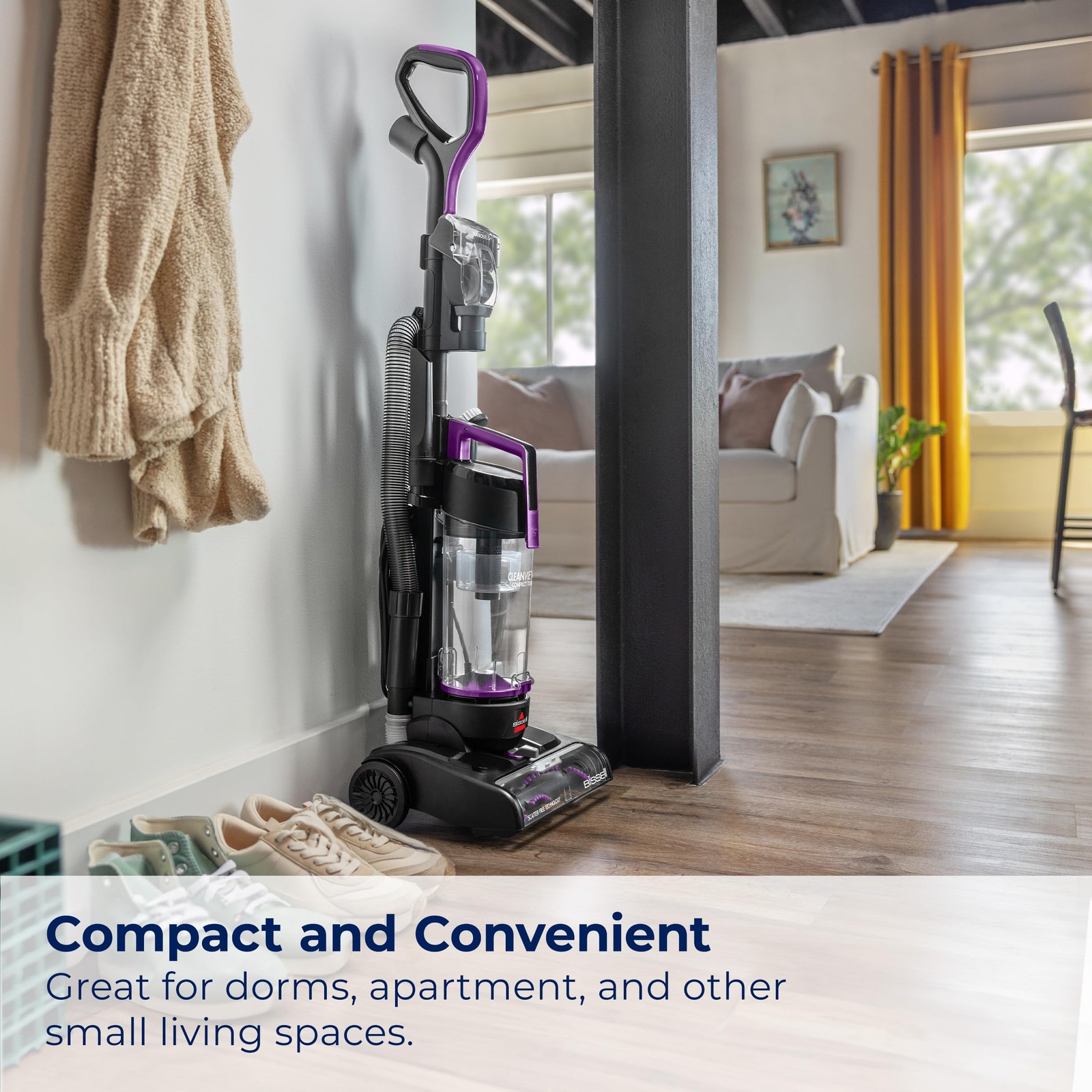 Bissell CleanView Compact Turbo Upright Vacuum with Quick Release Multicolor