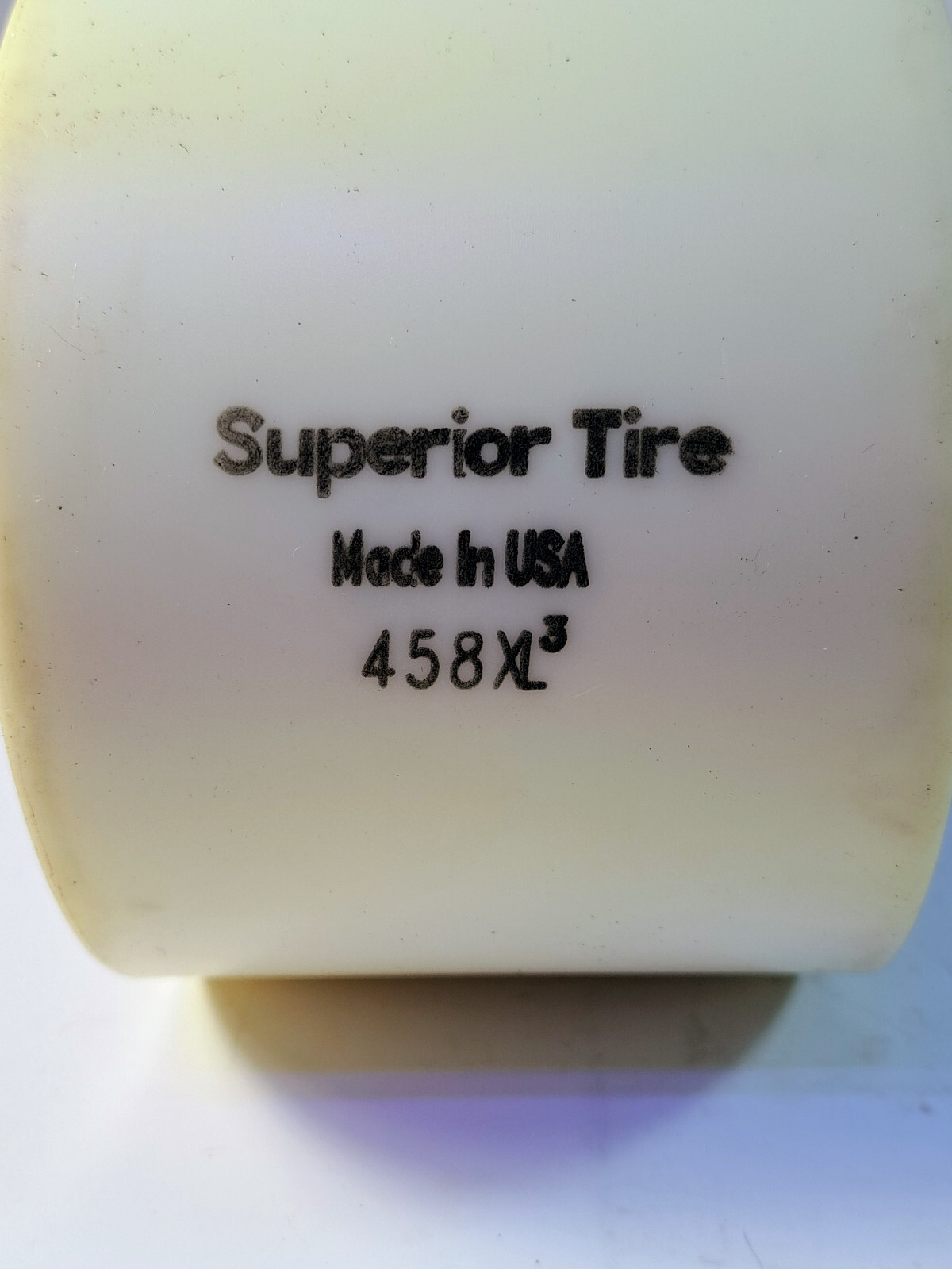 1 NEW SUPERIOR TIRE CUSHOTHANE 458 XL3 LOAD WHEEL W/ BEARINGS NNB **MAKE OFFER**
