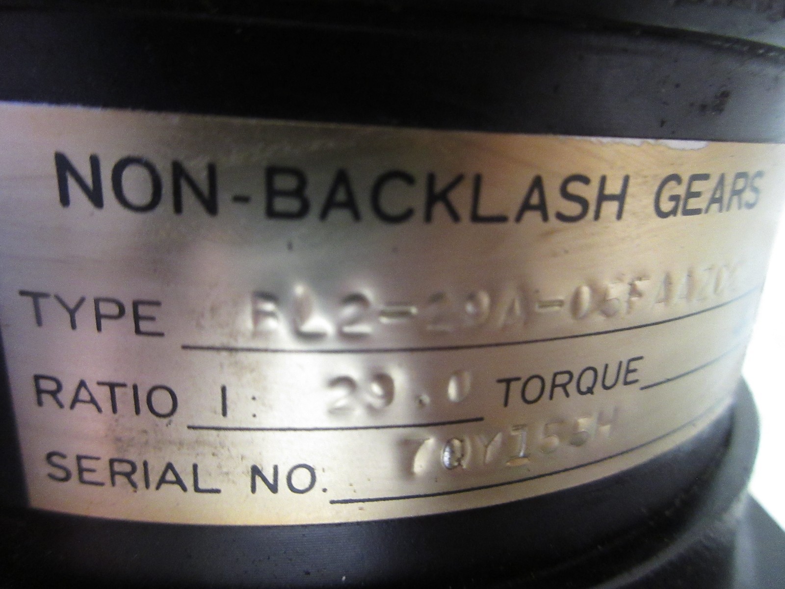 TOYO NON-BLACKASH GEARS FL2-29A-05FAAZ02 05FAAZC2 MORI SEIKI ZL-15M CNC LATHE