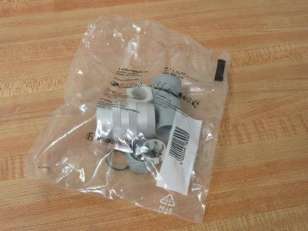 Hirschmann 932-630-106 Cable Socket N 11 R EF (Pack of 3)