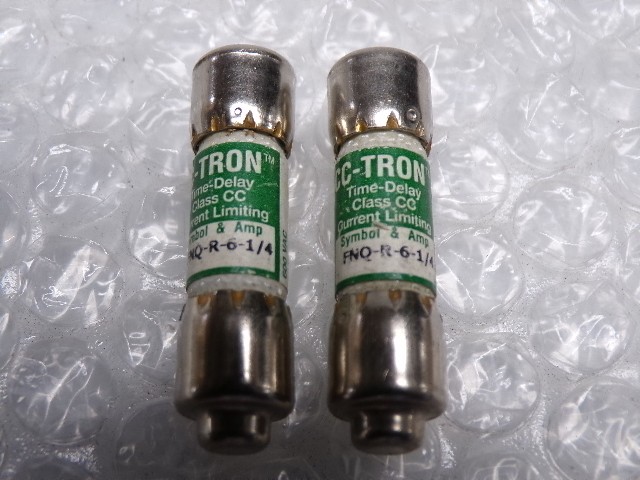 CC-TRON FNQ-R-6-1/4 FUSE LOT OF 2 NSNP