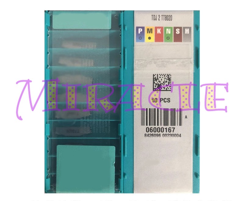 10PC/box NEW FOR Carbide Inserts CNC TOOL TDJ 2 TT8020