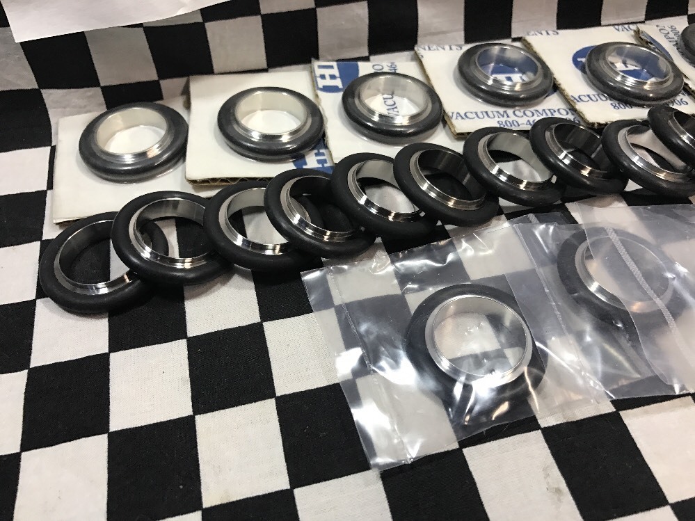 Lot Of 22, MDC VACUUM NW25 Centering Ring, SST, SHIPSAMEDAY #136AD