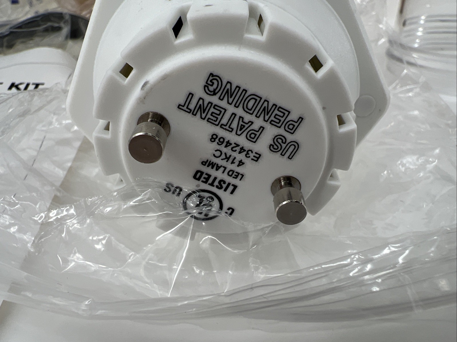 Kason LED Adapter Fixture Retrofit Kit 11806LED011, Clear White, 120V, 12 Watt