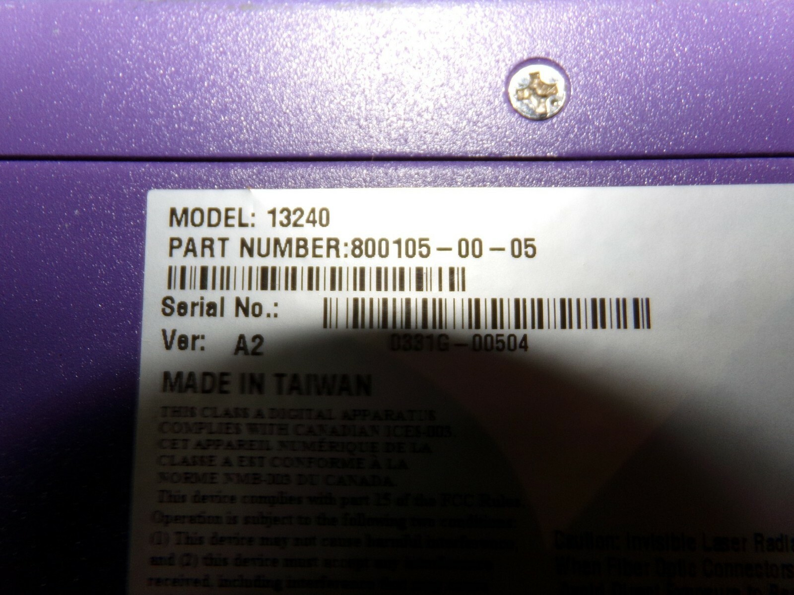 Extreme networks 800105-00-05 Switch *FREE SHIPPING*