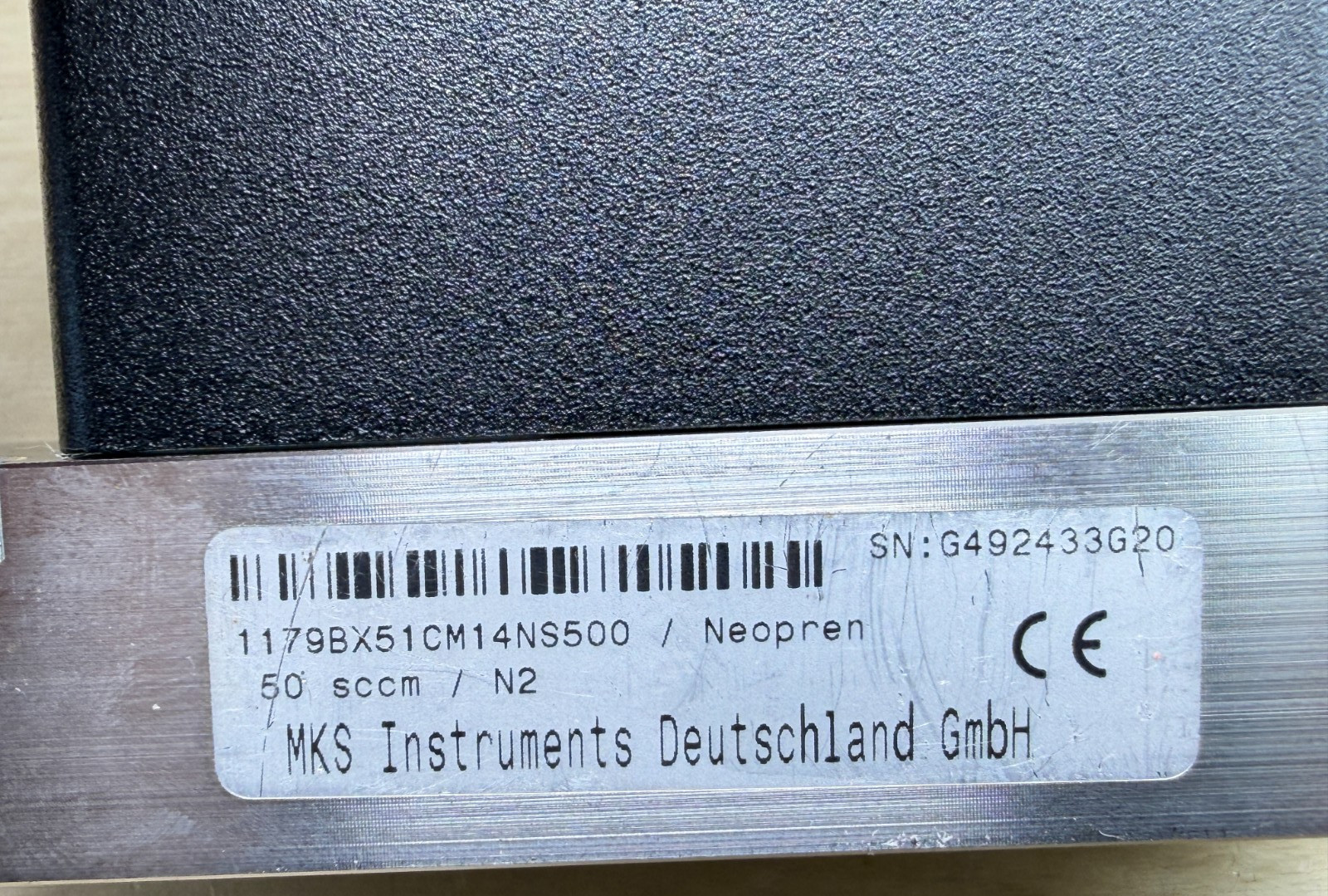 MKS 1179BX51CM14NS500 MASS-FLO Flow Meter, 50 sccm, Profibus