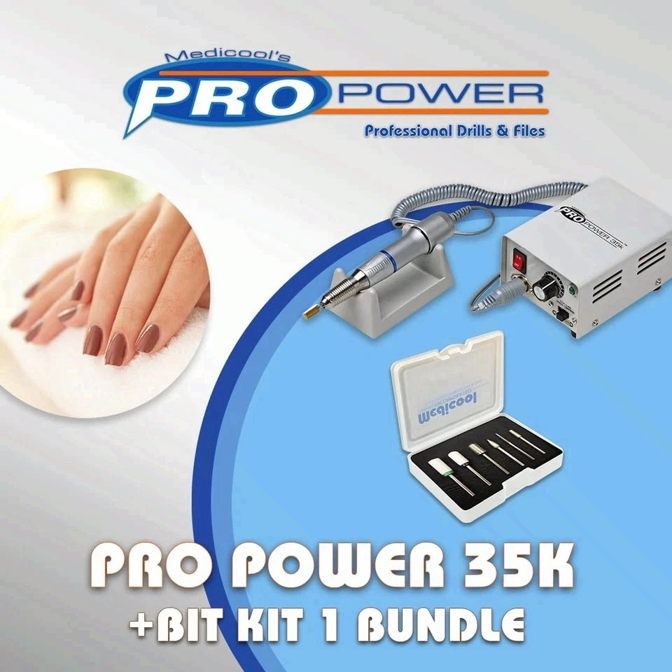 Medicool Pro Power 35k Electric File 35,000 RPM Professional Filing System