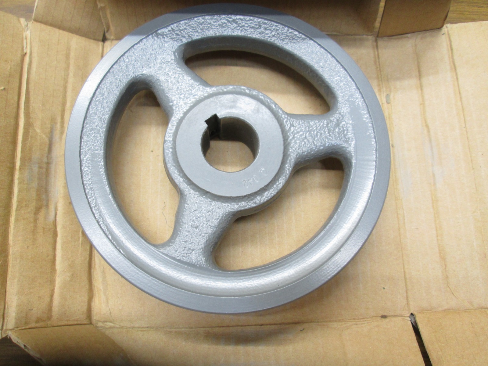 Power Drive AK59-1 1″ Shaft V Belt 5.75″ OD Pulley for A 3L or 4L V belts.