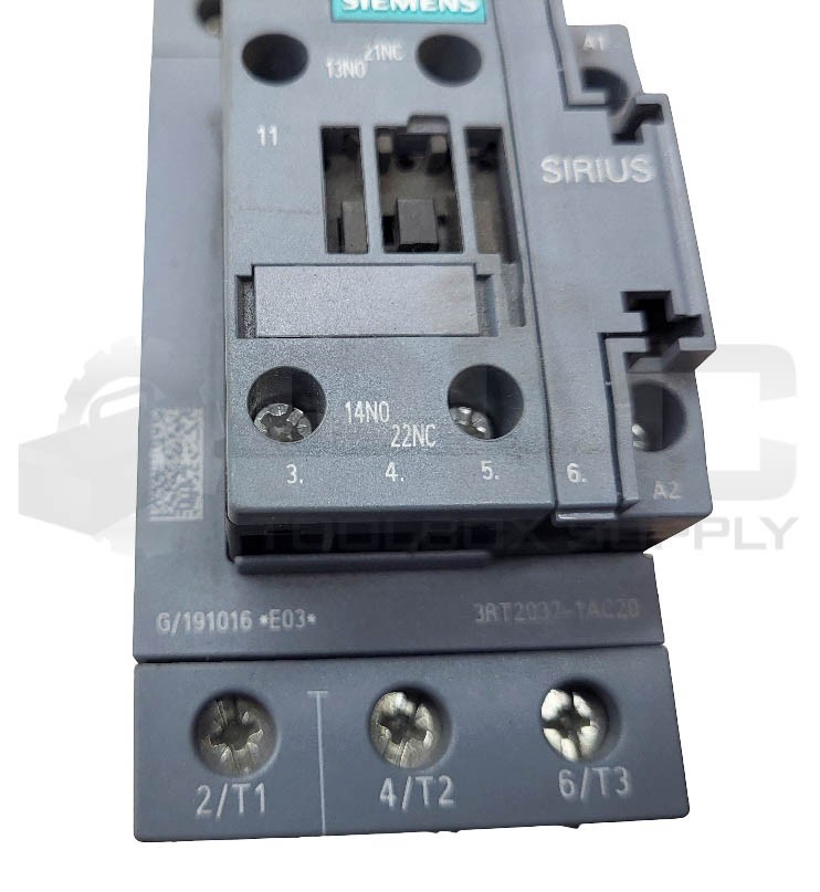 NEW SIEMENS 3RT2037-1AC20 CONTACTOR 3P 600VAC 80A *READ*