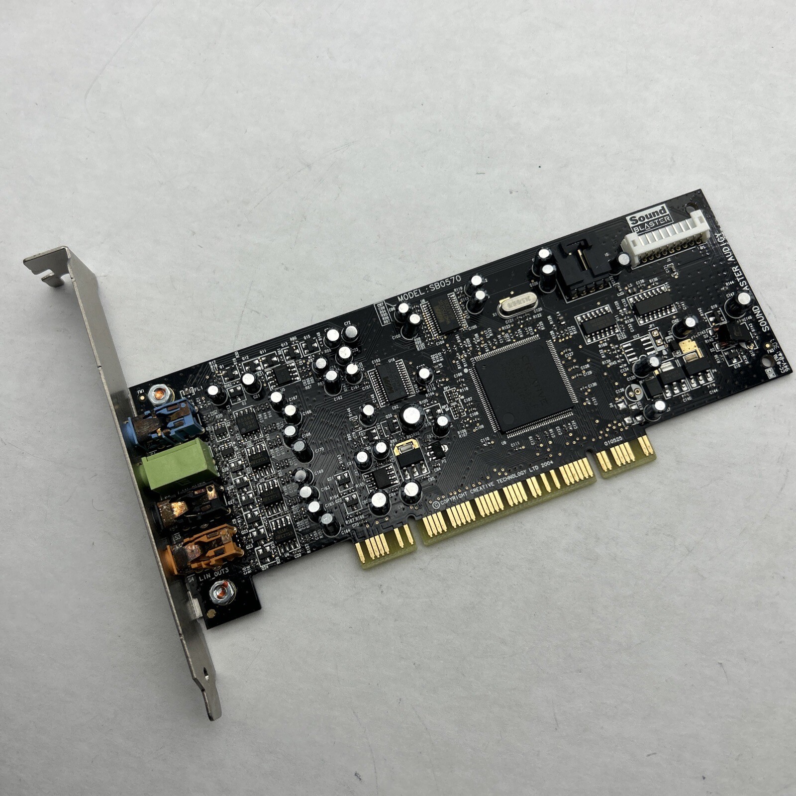 Creative Labs Sound Blaster Audigy PCI Sound Card # SB0570 Vintage Gaming 2004