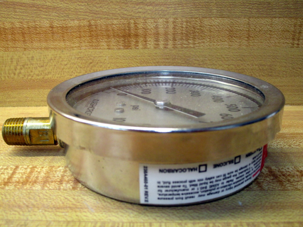 Ashcroft 35 1009 AW 02L Pressure Gauge 351009AW02L Range:0-1000 PSI
