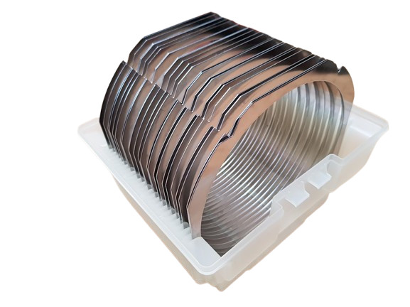 Entegris E400-083-101 Clear Multiple Wafer Carrier With 25 Film Frame Rings