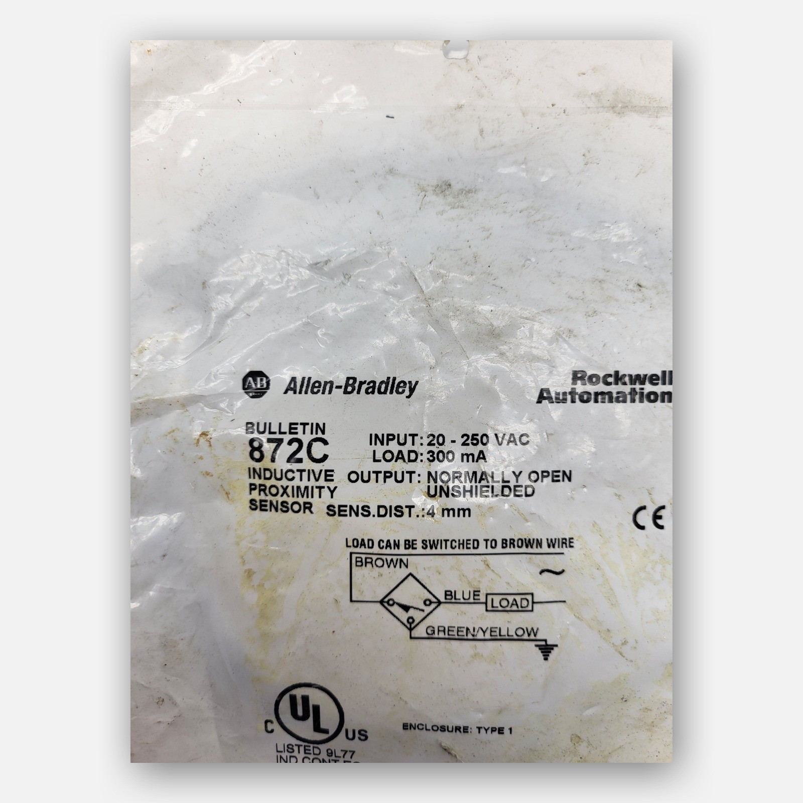 NEW SEALED ALLEN BRADLEY 872C-A4N12-A2 /B INDUCTIVE PROXIMITY SENSOR