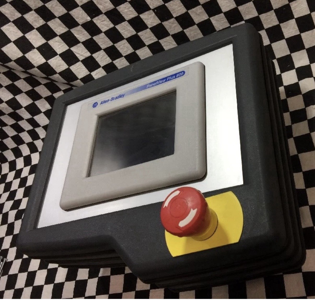PANEL VIEW PLUS 600, 2711P-T6C20D With Enclosure & EMO SHIPSAMEDAY