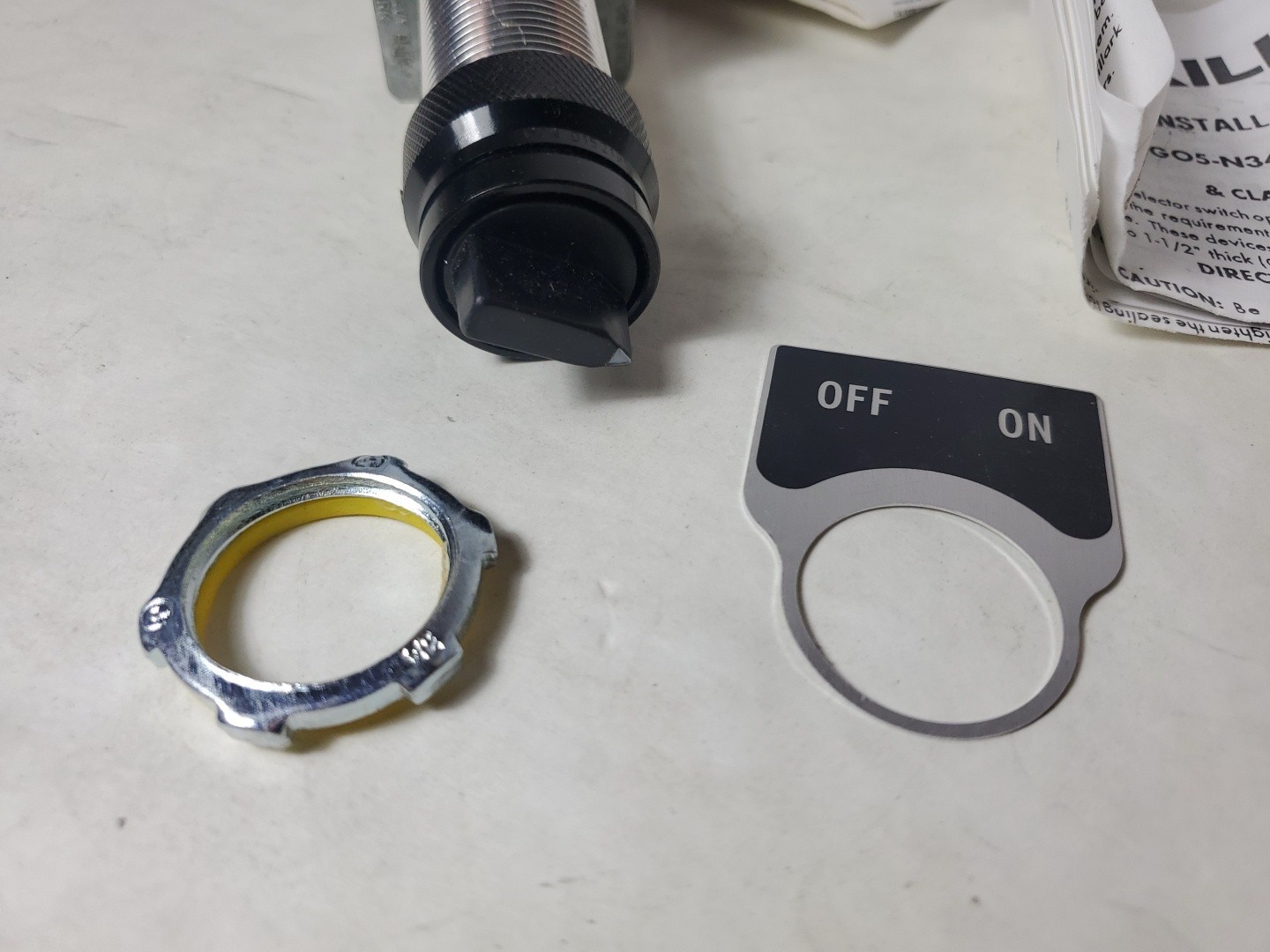 Hubbell Killark GO5-2A3F-N34 Selector Switch Control Operators G052A3FN34