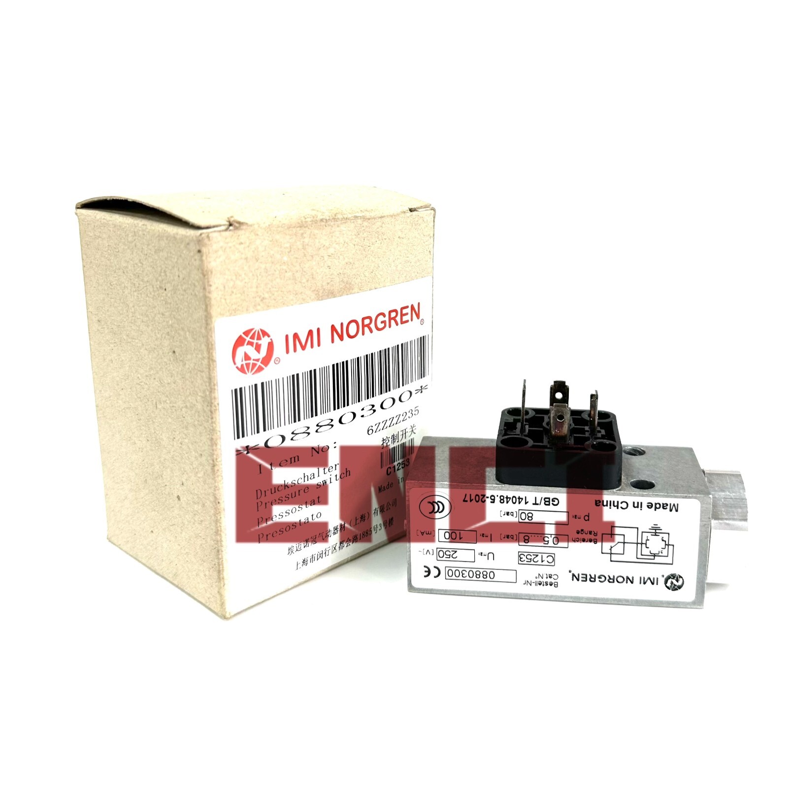 *0880300* Norgren New Pressure Switch 0880300