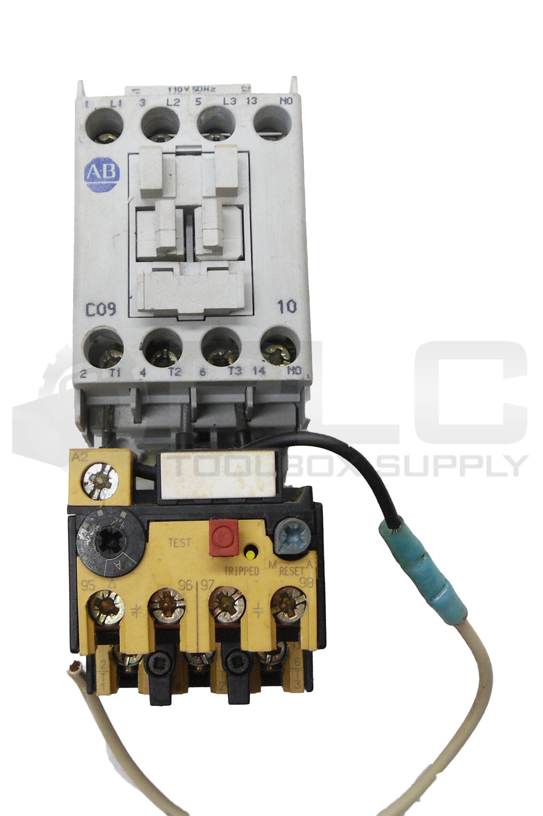 ALLEN BRADLEY 100-C09*10 /A CONTACTOR W/ 193-BSB /B OVERLOAD RELAY