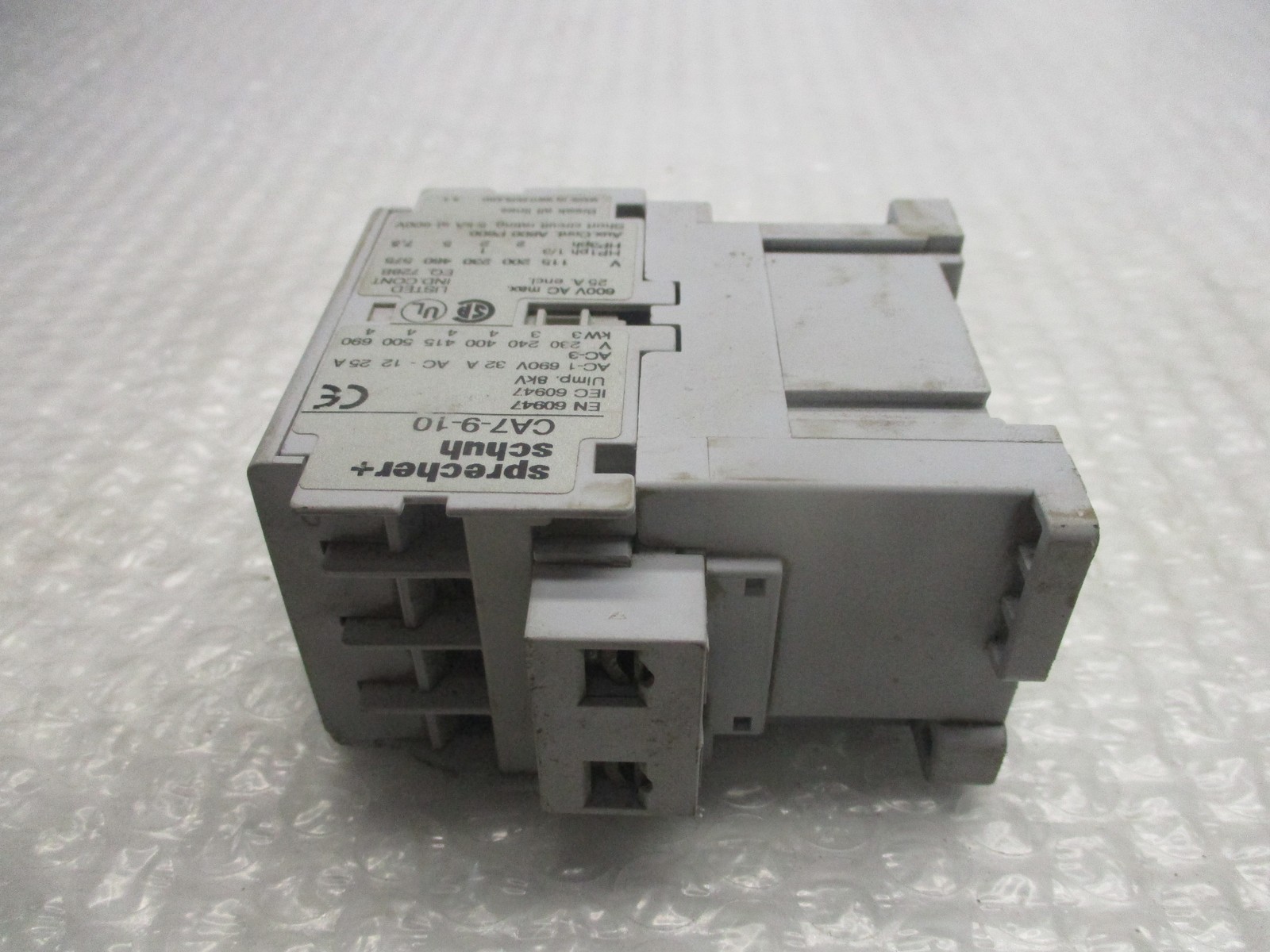 SPRECHER+SCHUH CA7-9-10 CONTACTOR 24V NSNP