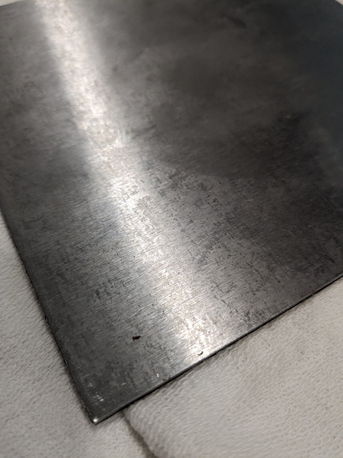 6″ Wide x 6″ Long x 1/8″ Thick, Low Carbon Steel Sheet 70000040