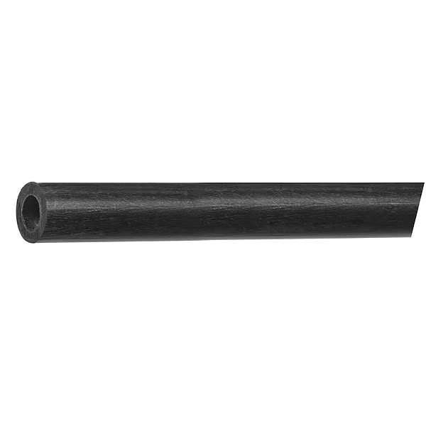 Zoro Select BULK-CT-CF-6 Black Carbon Fiber Standard Carbon Fiber Roun