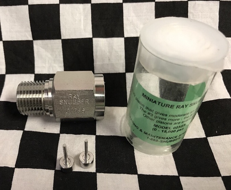 Miniature Ray Snubber 023SS, 0-15000 PSI, Shipsameday#1542B1