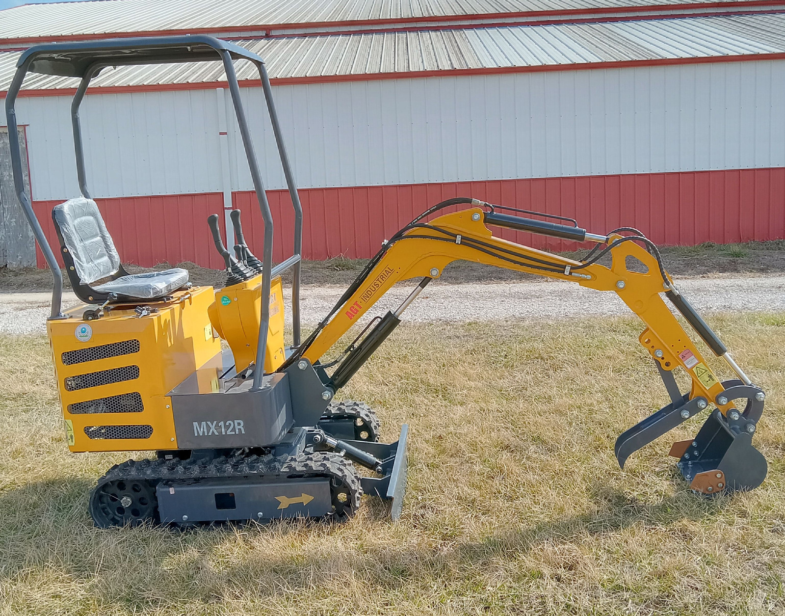 1 NEW AGT MX12R MINI EXCAVATOR MECHANICAL THUMB 15” BUCKET NNB **MAKE OFFER**