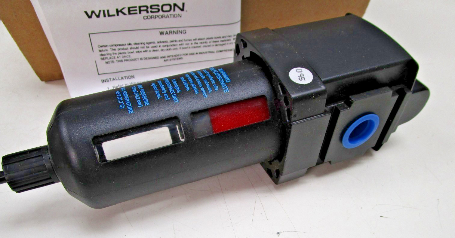 Wilkerson M18-03-BK00 Compressed Air Filter 3/8 in NPT 150 psi