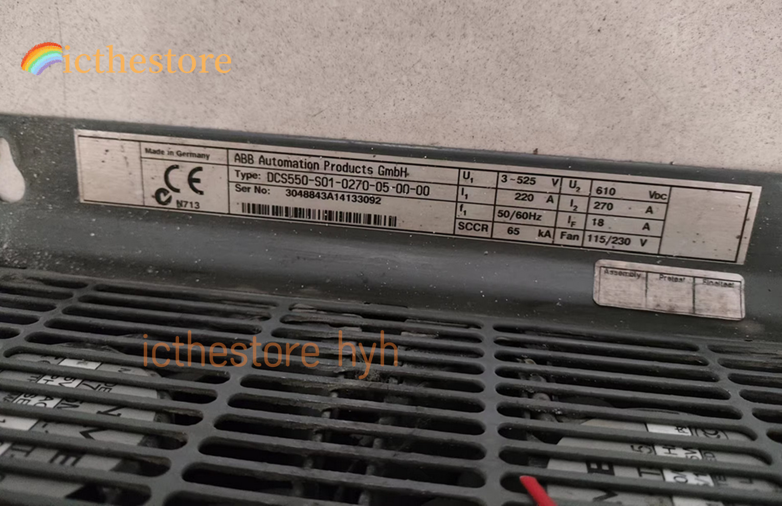 TEST OK DCS550-S01-0270-05-00-00 via DHL or FedEX with warranty