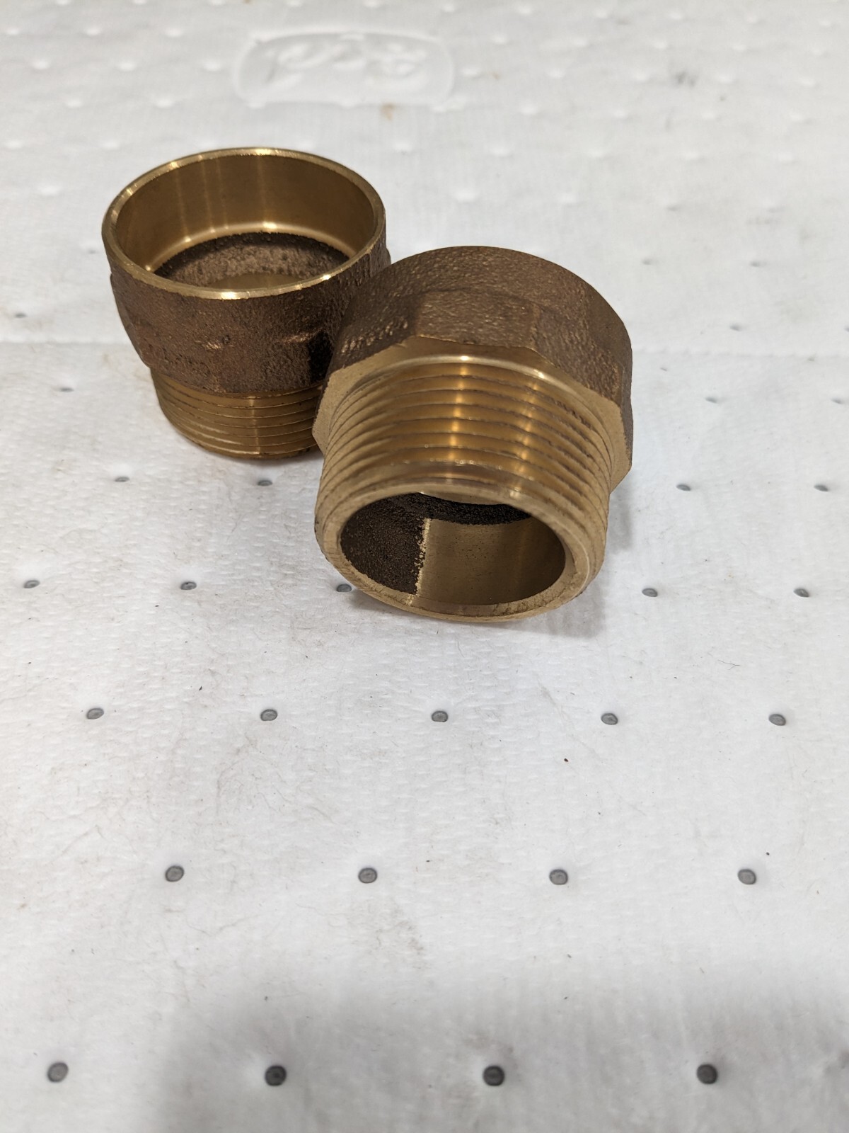 NIBCO Drain, Waste & Vent Hex Adapter: 1-1/2 x 1-1/4″ Fitting Qty 2 E030600