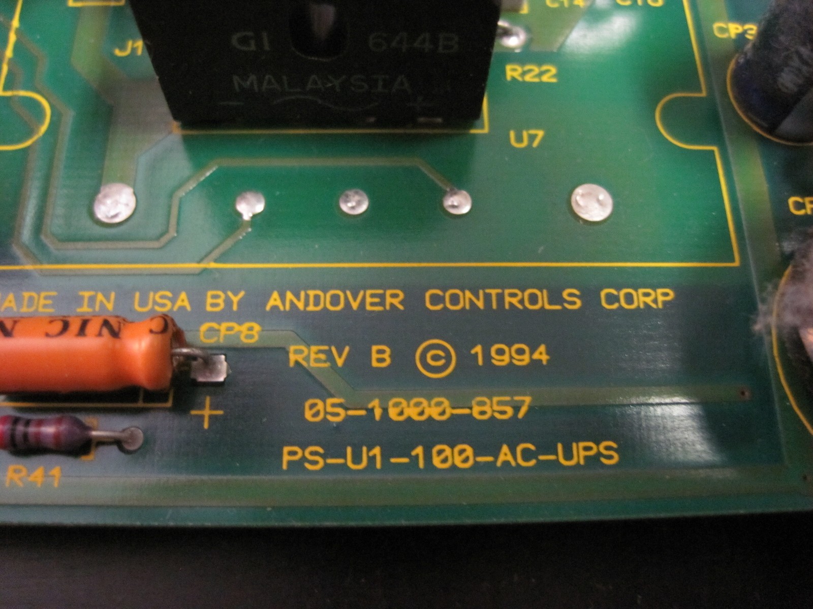 100% WARRANTY Andover Controls 05-1000-857 PS-U1-100-AC-UPS Module CP8 PS-U