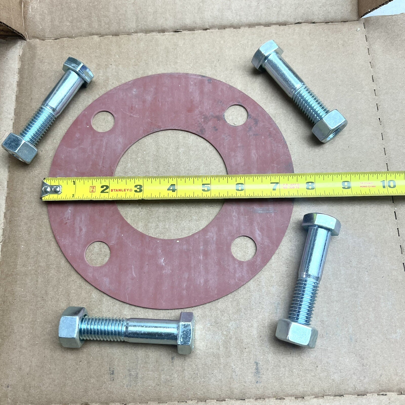 FNWNBGZ1RF6M FLANGE KIT 3ZN 150# RR 1/16 ZINC PLATED BOLTS