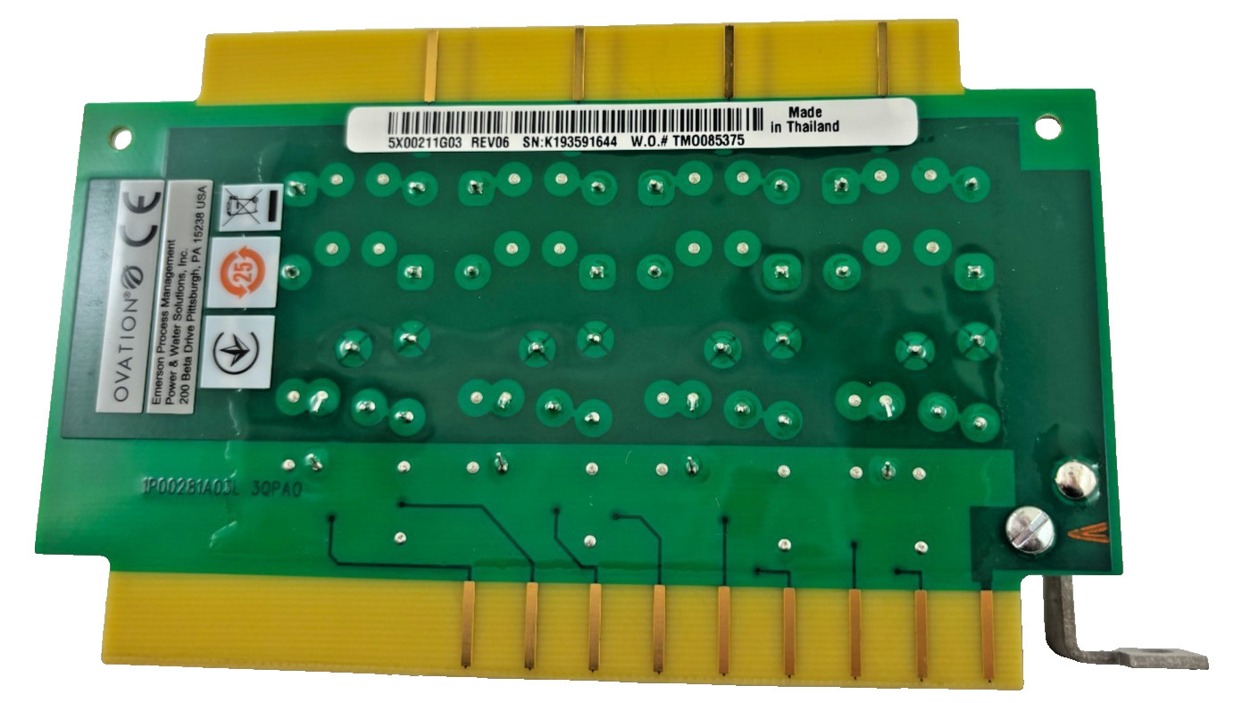 2AB02A1 Ovation 5X00211G03 Rev 06 TMO085375 1P00281G03 REV 3 K1934 Control Board
