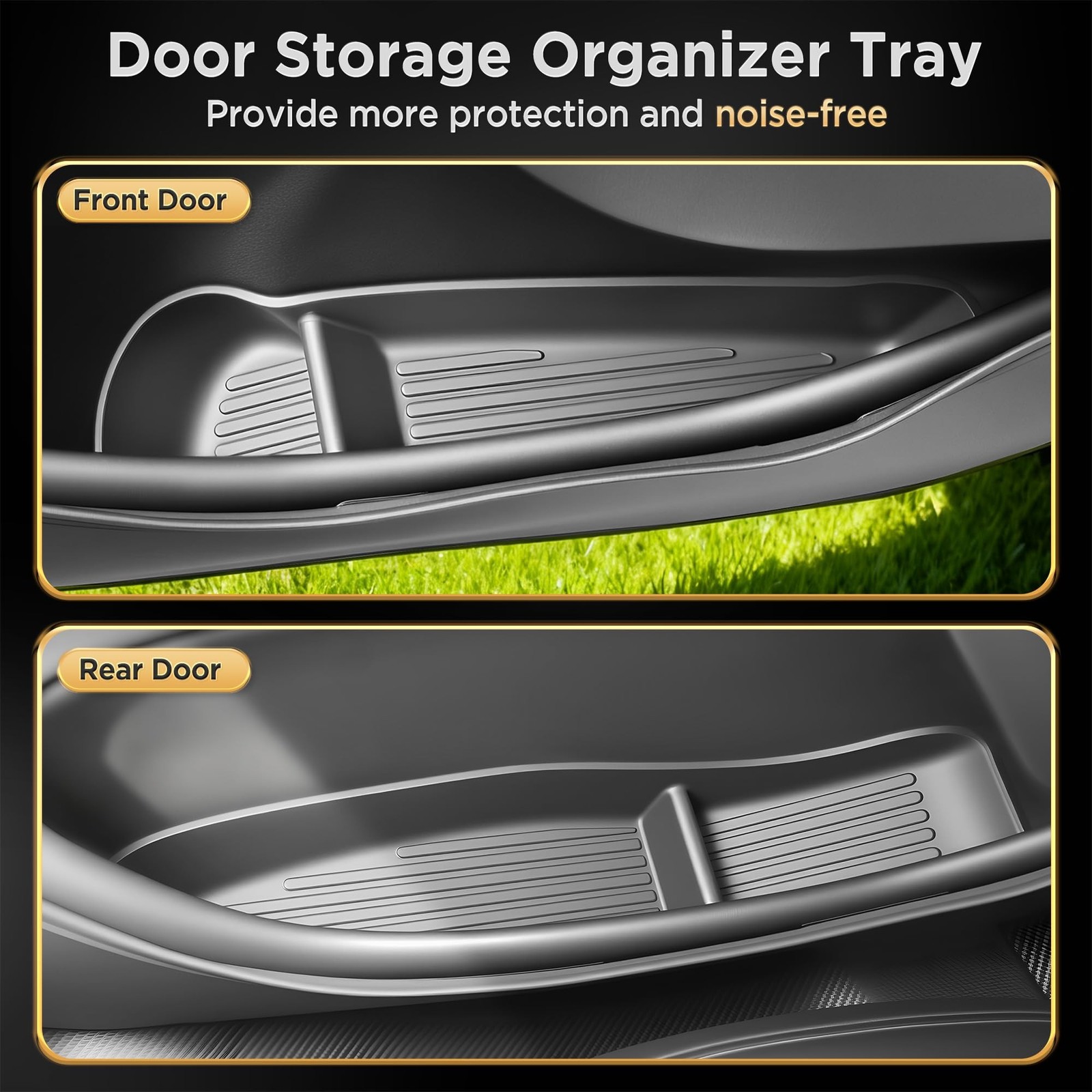 5PCS for Tesla Model Y Juniper(2025 2026) Door Side Storage Box Cup Holder [W…