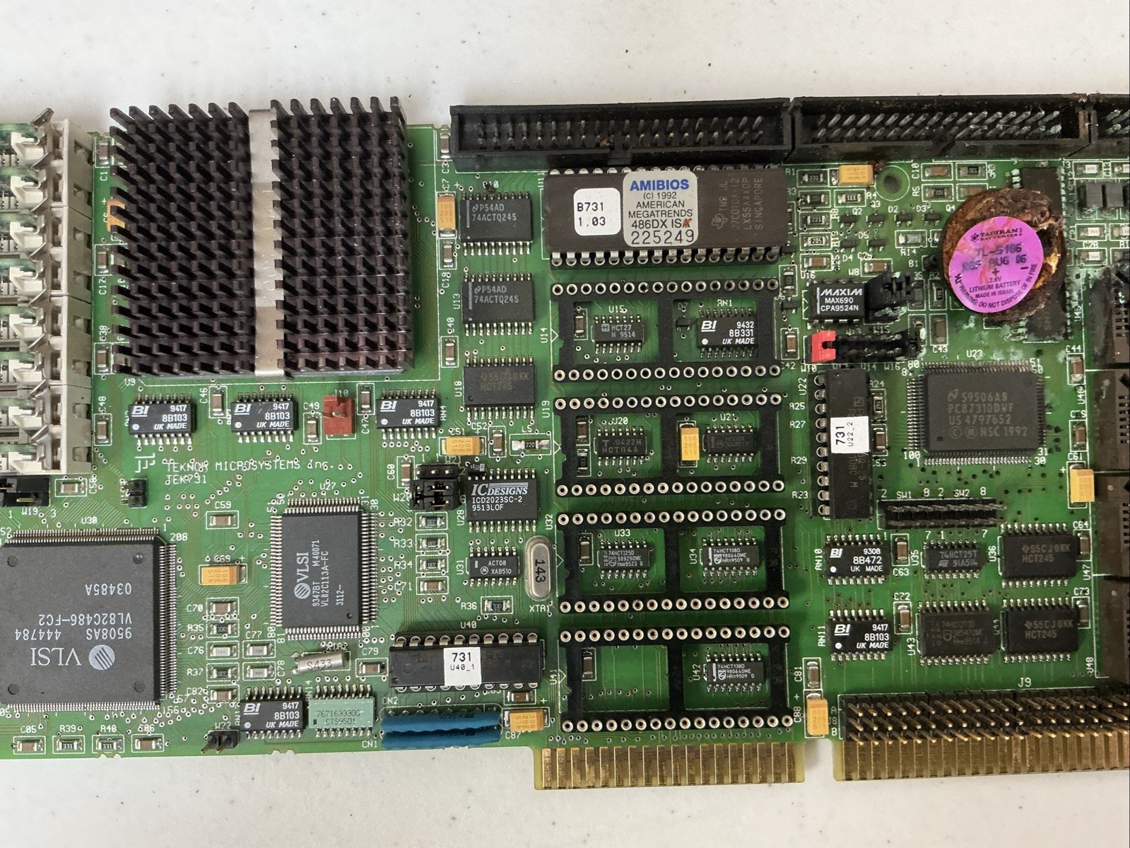 TEKNOR MICROSYSTEMS TEK-AT4L CIRCUIT BOARD, FREE SHIPPING