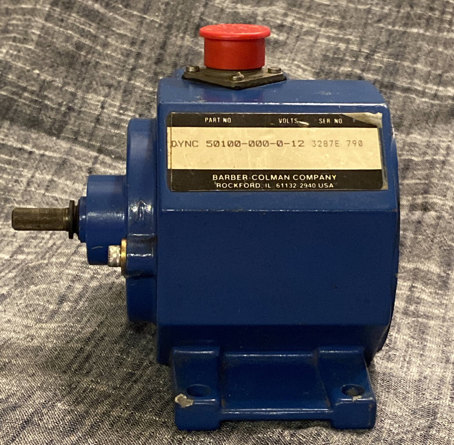 Governor Actuator 12V DYNC 50100-000-0-12 Barber Coleman