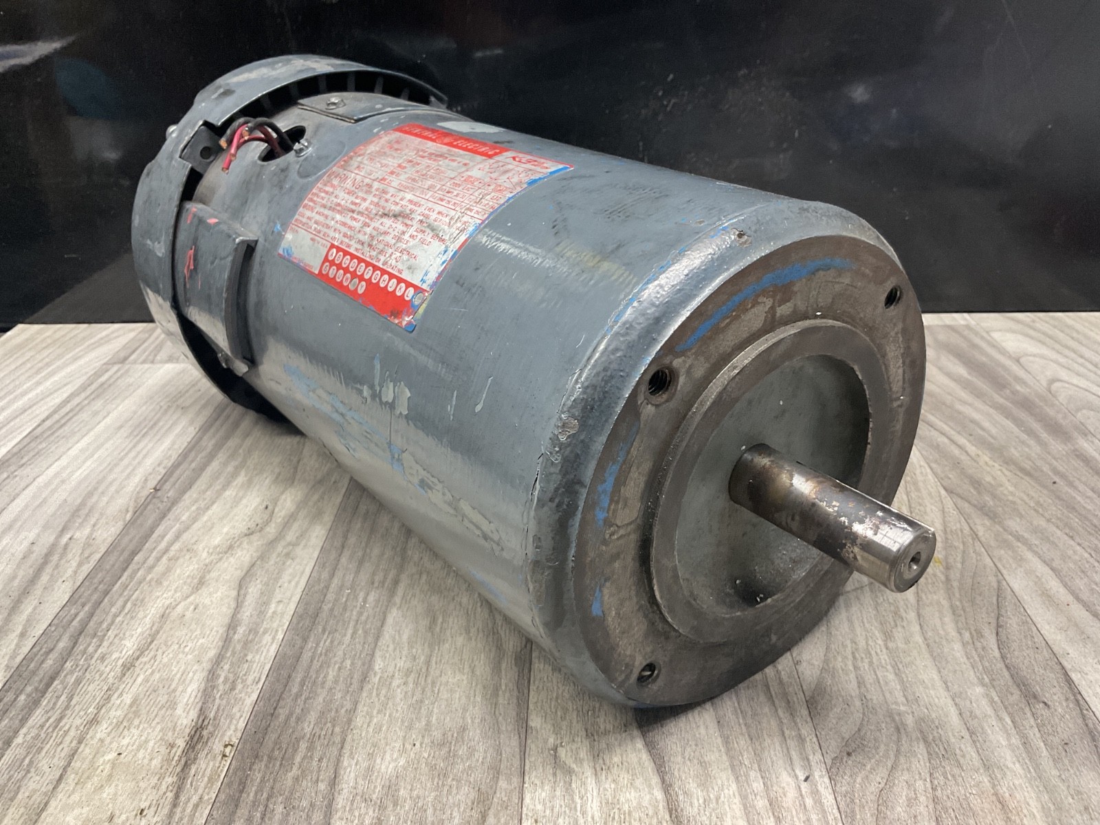 GENERAL ELECTRIC GE K-3 DC MOTOR 5CD123PE001B 1.5HP 180V 1750/2050 RPM #12B47PR3