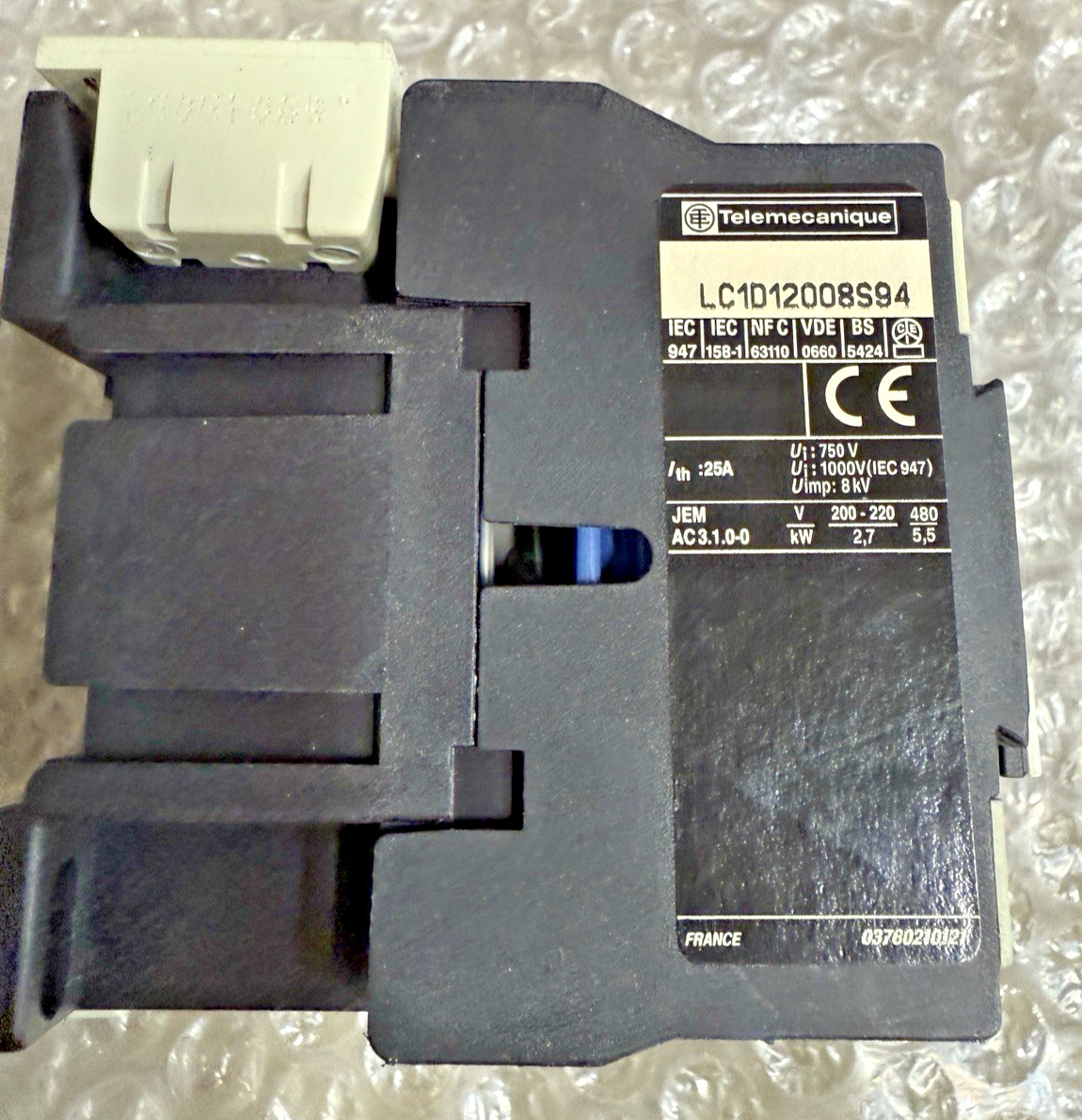 Telemecanique Electrical Contactor – LC1D12008 w/ 6 month warranty
