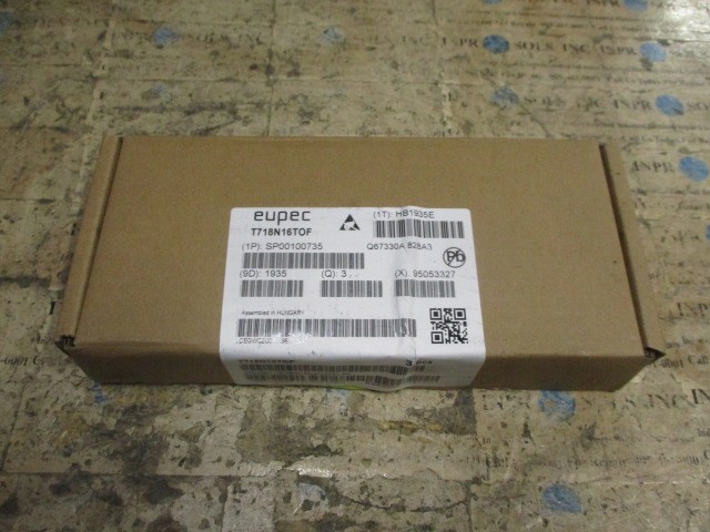 EUPEC T718N16TOF Phase Control Thyristor Disc 1600V 718A – Lot of 3 *NEW*