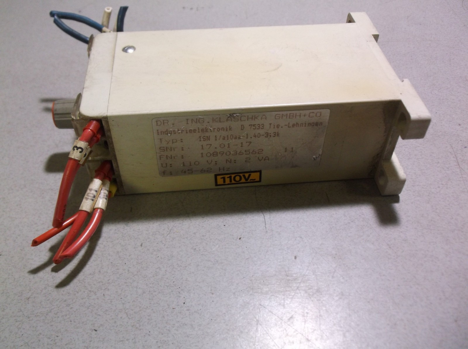 DR. Ing KLASCHKA Type ISN 1/a10aa-140-3.3K Timer Module *FREE SHIPPING*