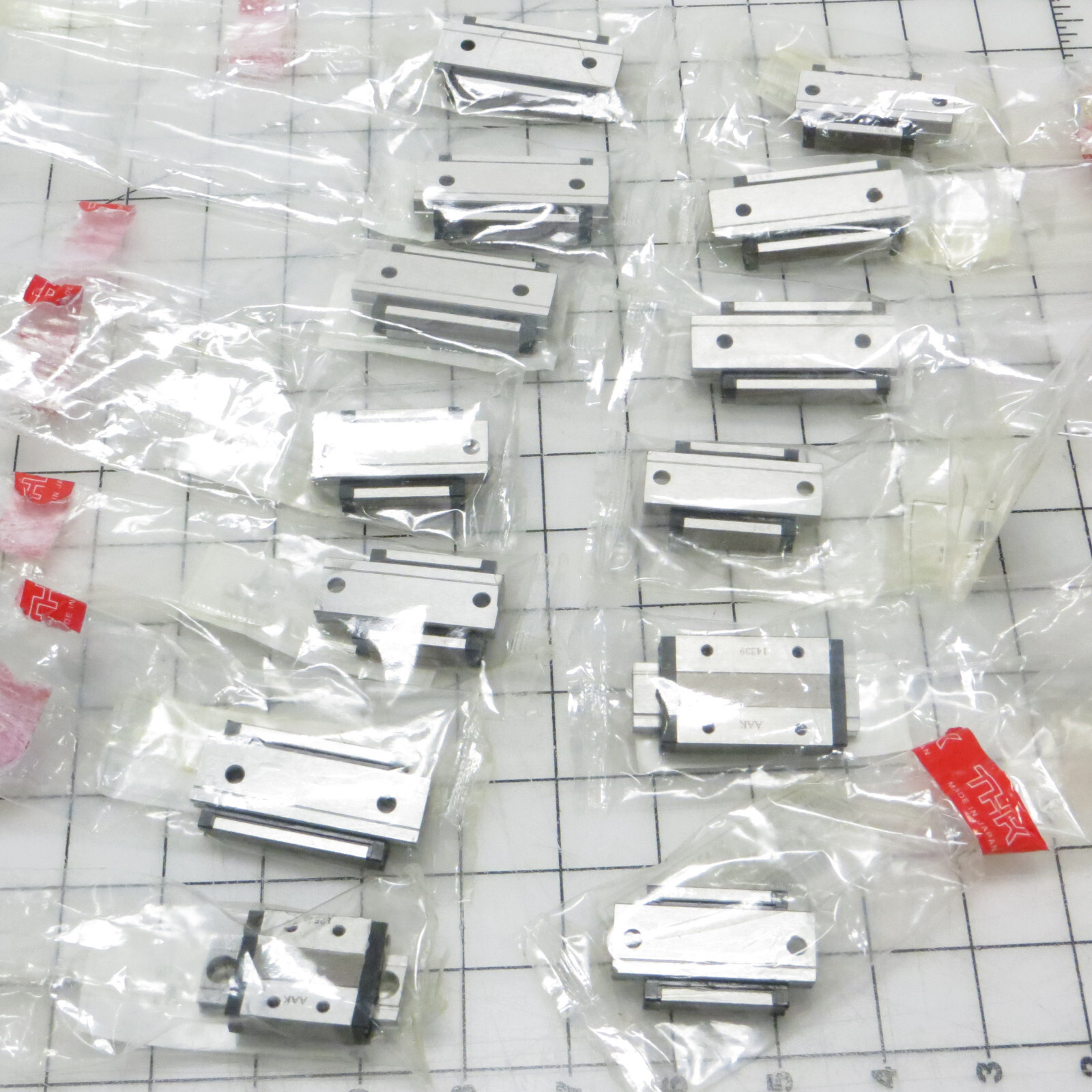 THK Caged Ball Linear Motion LM SHW Guide Rails Assortment – 13 pcs.