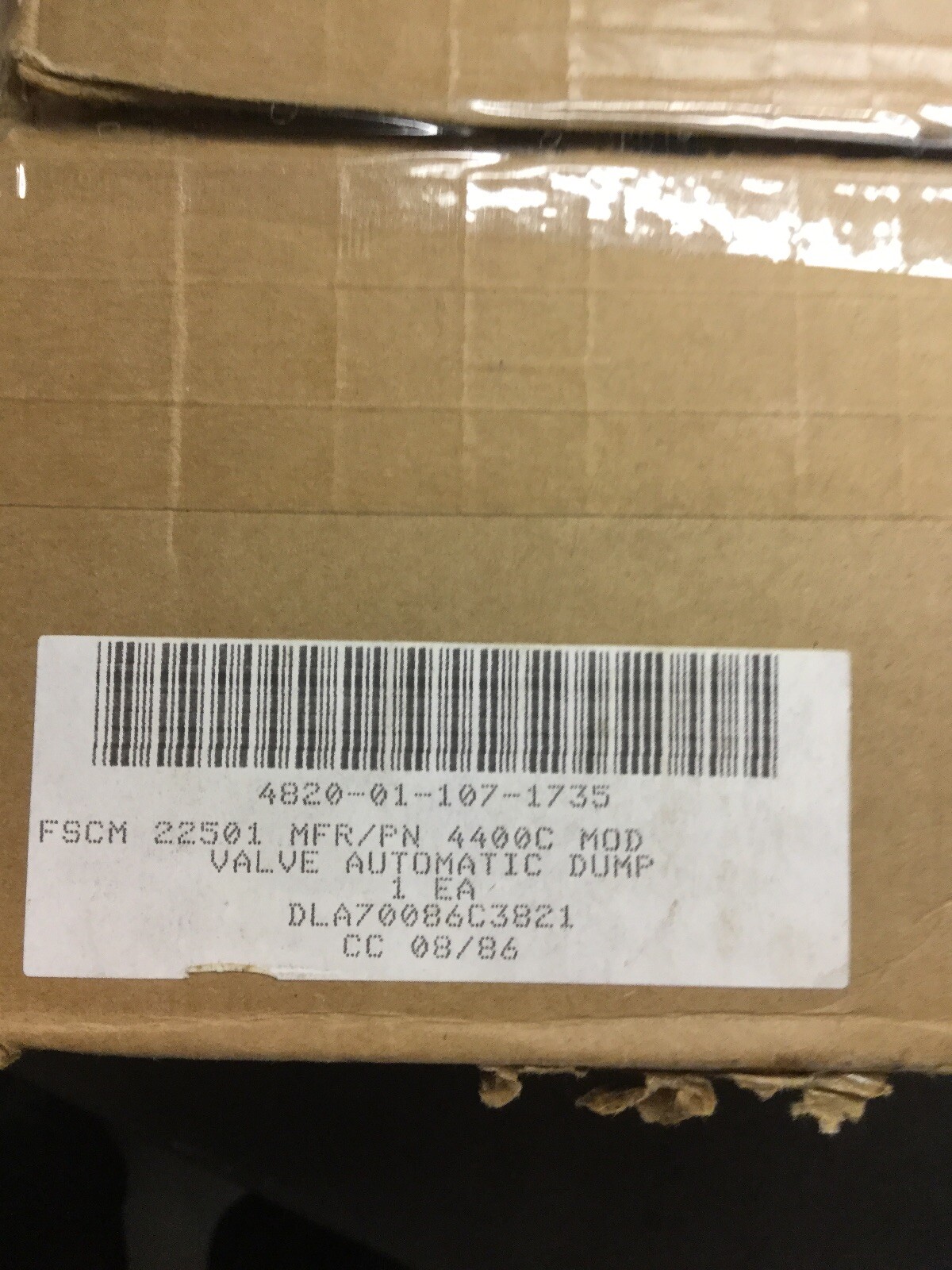 NEW, HOWELL LABRATORIES, 4400CMOD, AUTOMATIC DUMP VALVE. (18M-2)