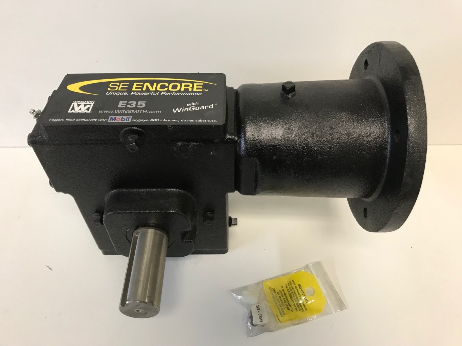 NEW! WINSMITH 1725RPM 7.5:1 11.62HP-MAX-IN 3012-OUT WORM GEAR REDUCER E35CDNS