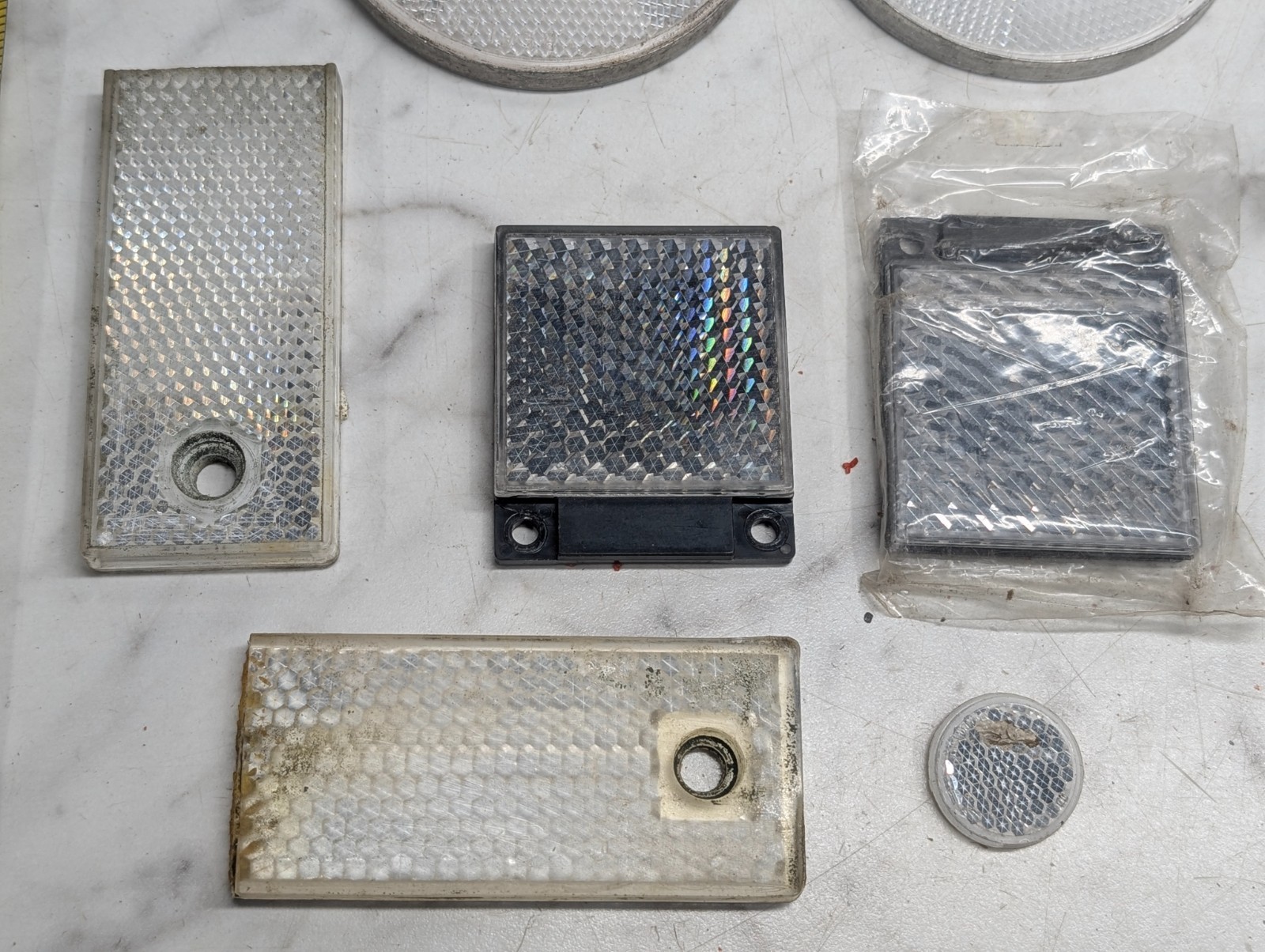 Lot Industrial Photoelectric Sensor Reflectors Retroreflective Targets Assorted